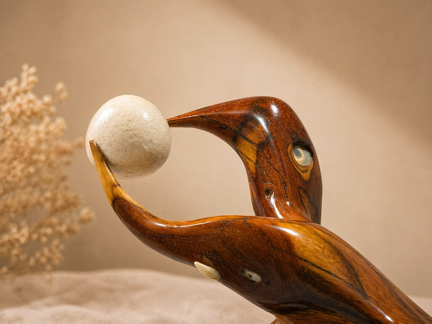 Stonehaven Root Natural Wood Sculpture in live-edge natural wood by UDSS Atelier view 1